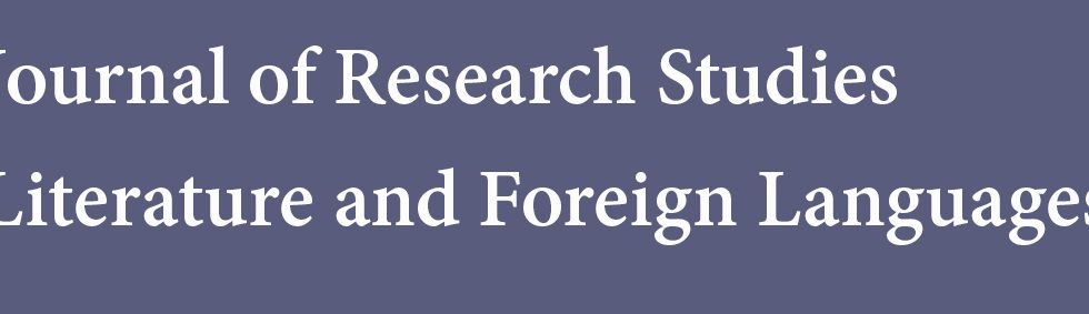 Scientific Journal of Research Studies in Future Literature and Foreign Languages