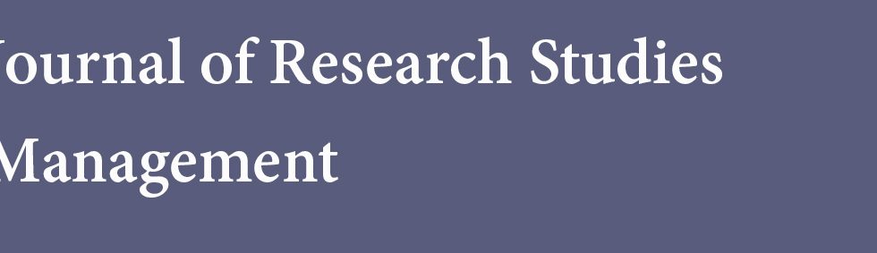 Scientific Journal of Research Studies in Future Management