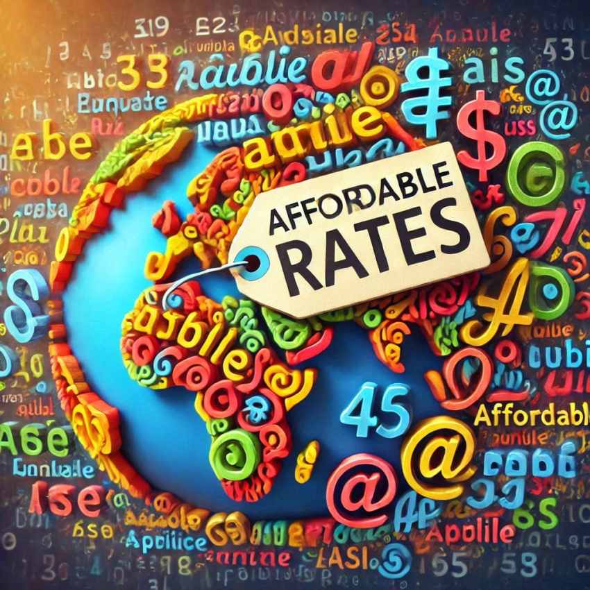 ترجمه با قیمت مناسب