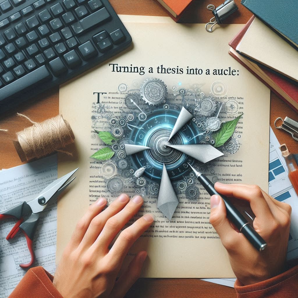 تبدیل پایان نامه به مقاله گامی کلیدی در جهت انتشار یافته‌های پژوهشی شما