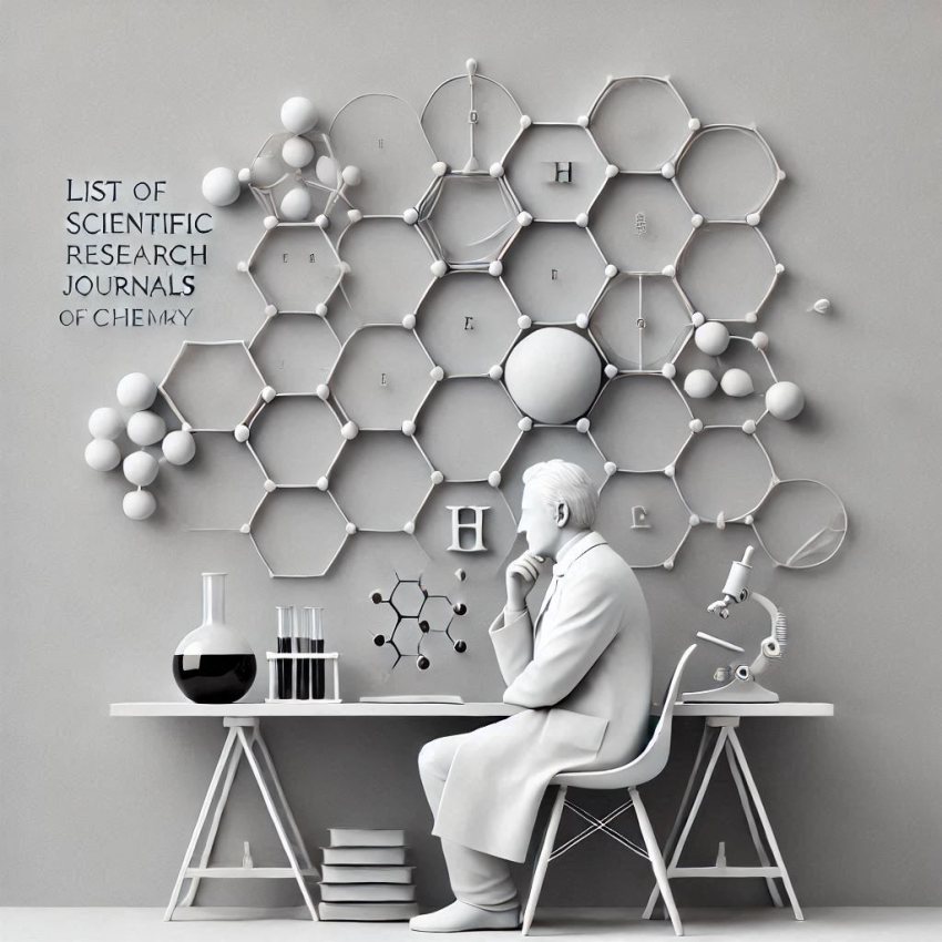 لیست مجلات علمی پژوهشی شیمی