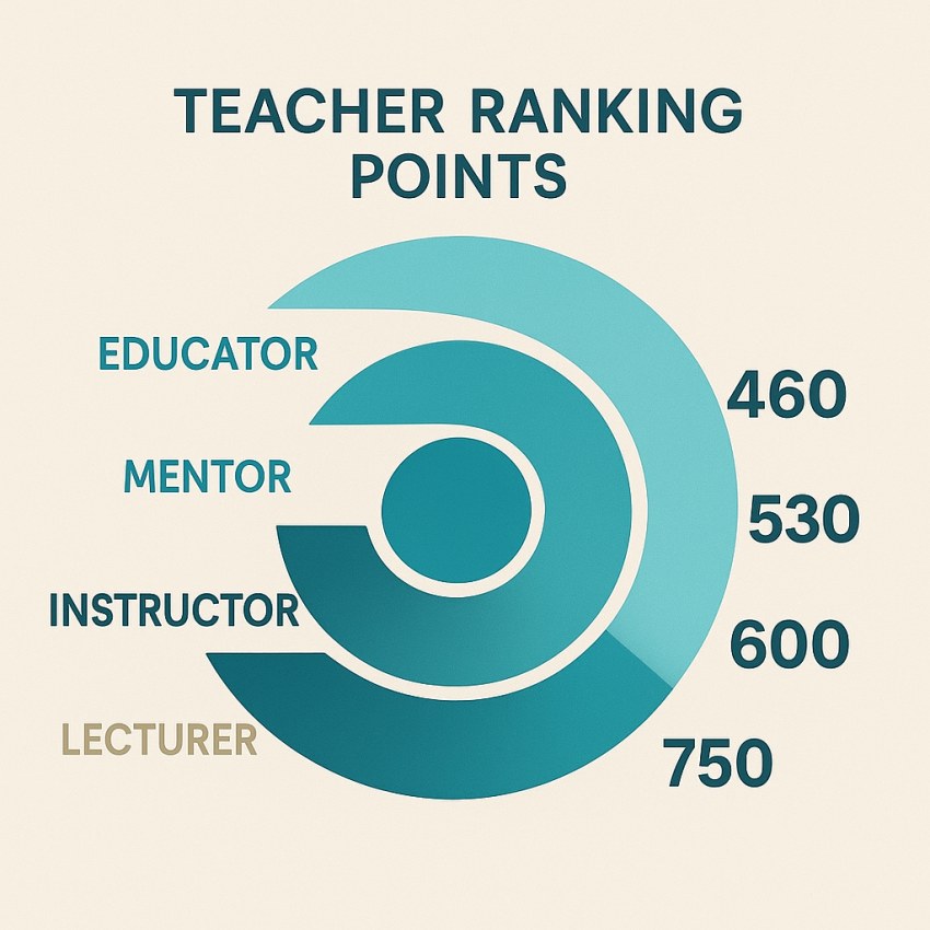 آخرین جدول امتیازات رتبه بندی معلمان 1