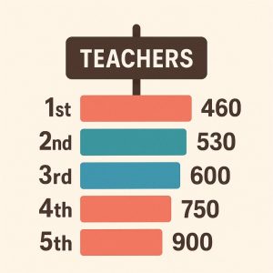 آخرین جدول امتیازات رتبه بندی معلمان 2