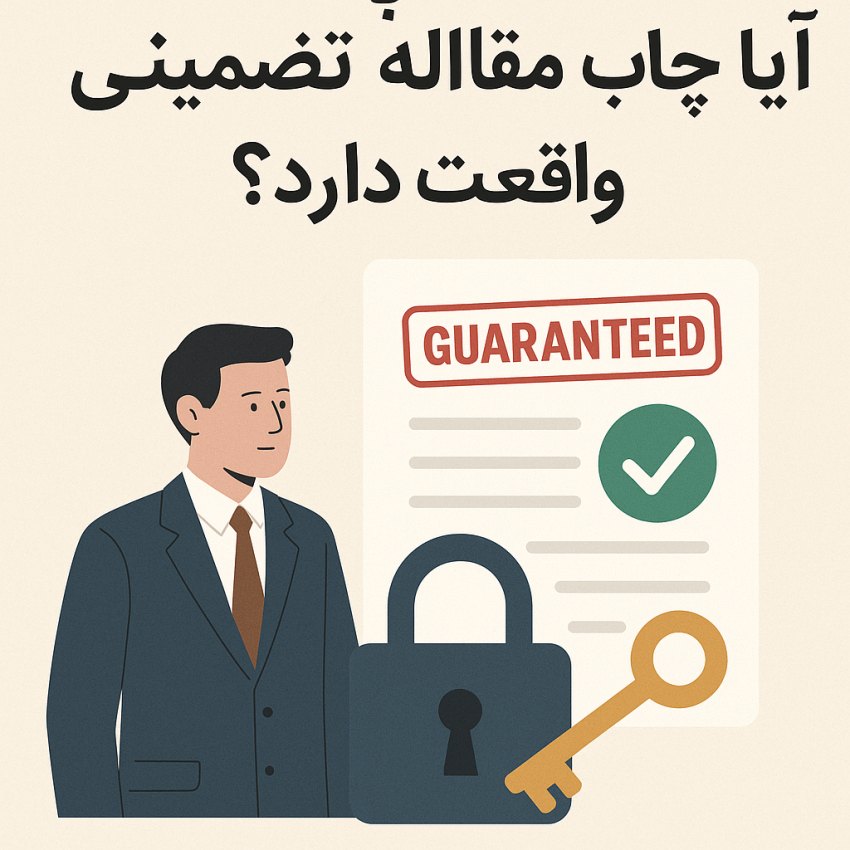 آیا چاپ مقاله تضمینی واقعیت دارد؟8