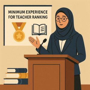 حداقل سابقه برای رتبه بندی معلمان 8