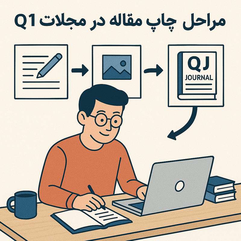 مراحل چاپ مقاله در مجلات Q1 1