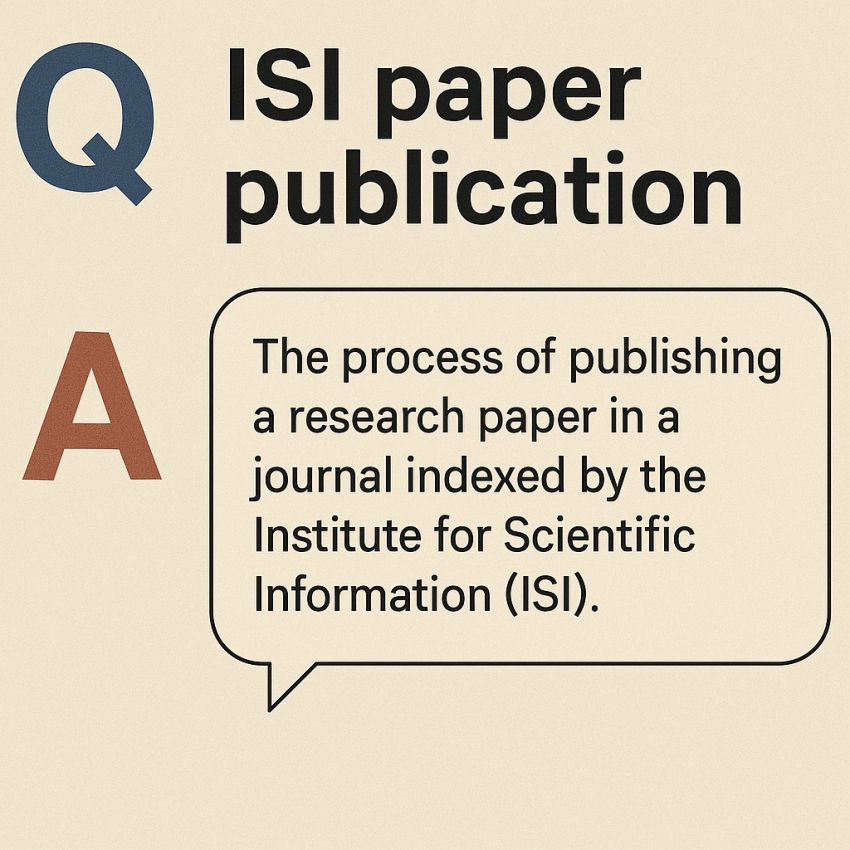 نکات مهم در چاپ مقاله ISI 1