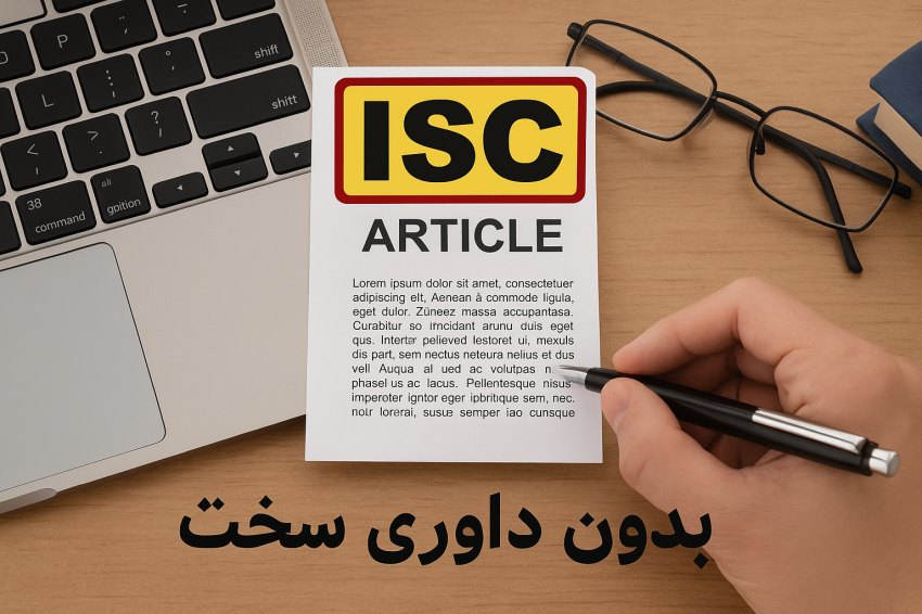 چاپ مقاله ISC بدون داوری سخت