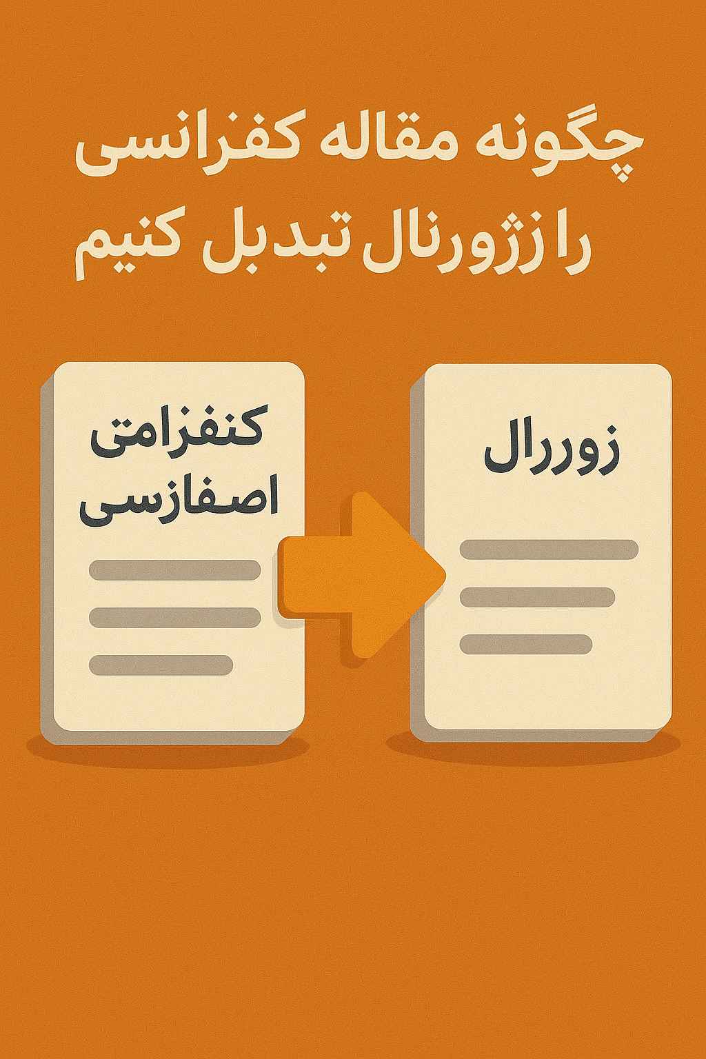 چگونه مقاله کنفرانسی را به ژورنال تبدیل کنیم2