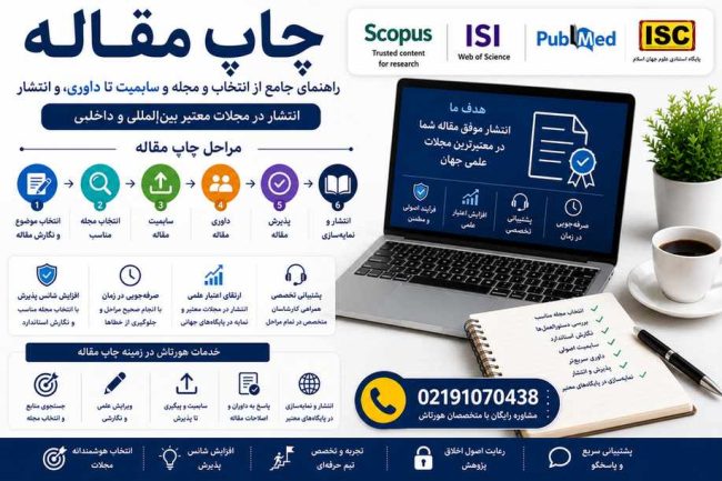 چاپ مقاله راهنمای جامع چاپ مقاله از انتخاب مجله و سابمیت تا داوری، پذیرش و انتشار در مجلات معتبر